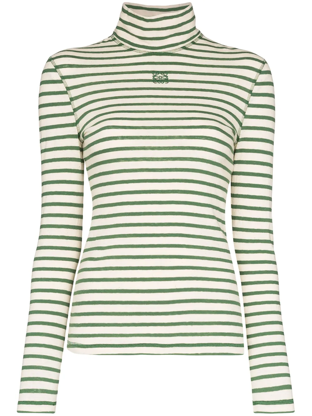 фото Loewe striped roll neck top