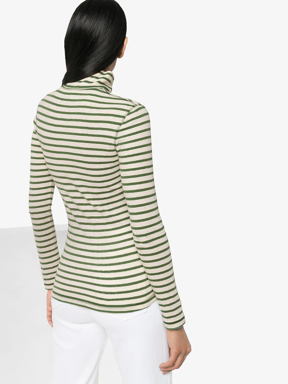 фото Loewe striped roll neck top