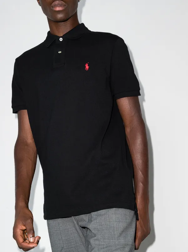 Polo Lauren embroidered-logo Polo Shirt - Farfetch