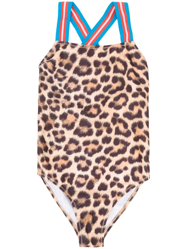 baby leopard print swimsuit