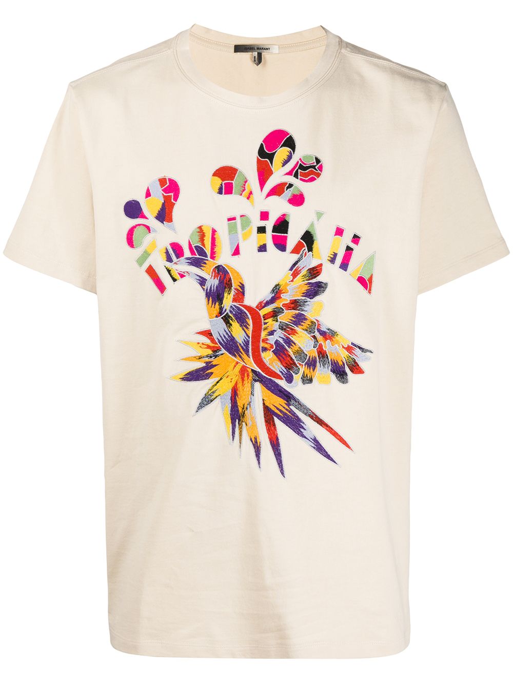 фото Isabel marant футболка с вышивкой tropicana