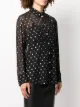 Balmain polka-dot long-sleeved shirt