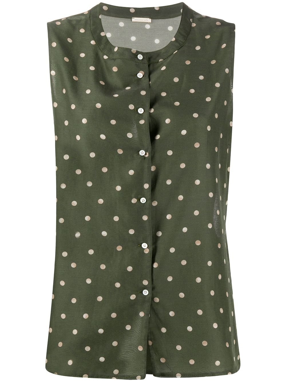 фото Massimo alba gingy polka dot blouse