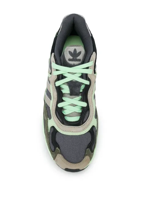 Shop green adidas Temper Run low-top 
