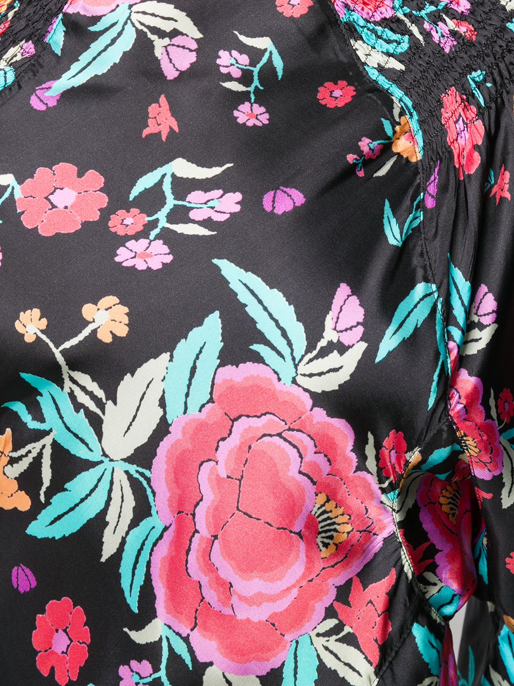 фото The attico платье макси с цветочным принтом