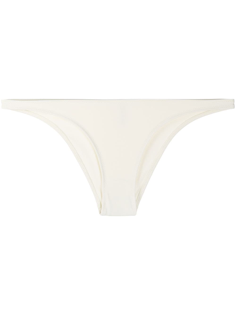 Solid & Striped Tanga Bikini Bottoms In White