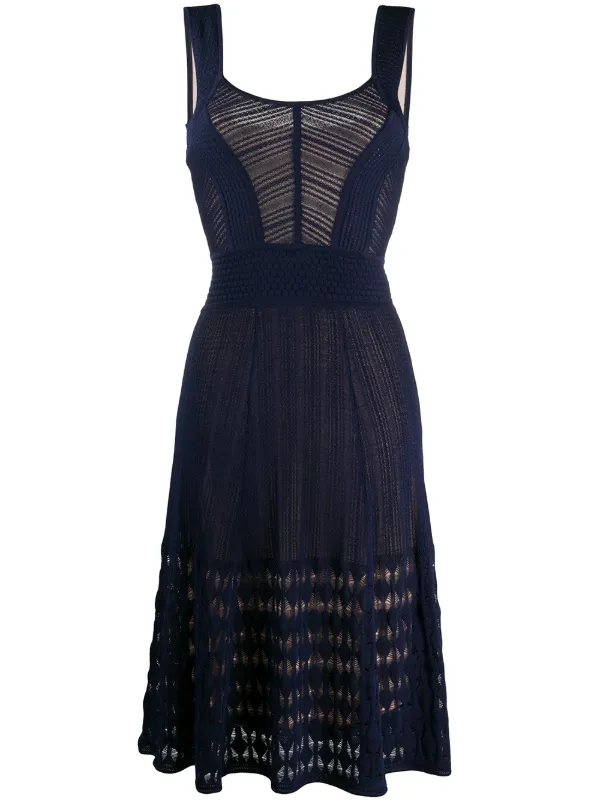 fine knit midi dress