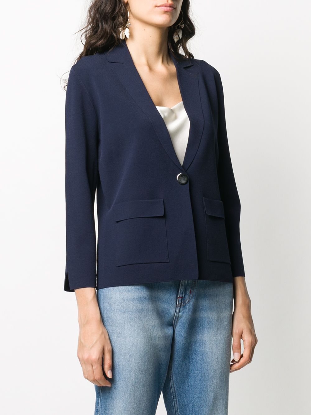 фото D.exterior single-breasted knitted blazer