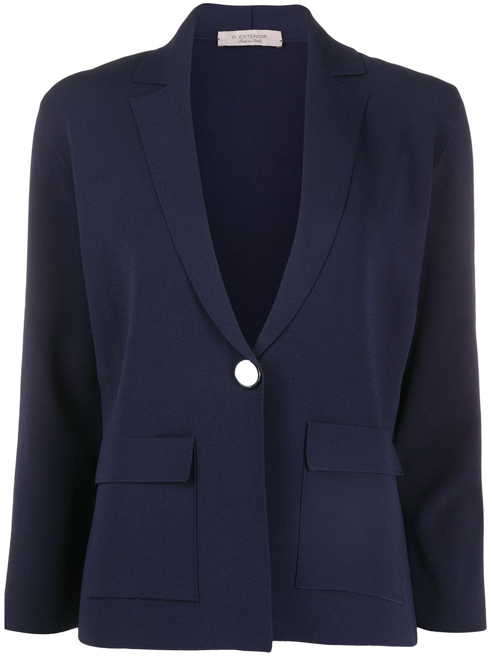 фото D.exterior single-breasted knitted blazer