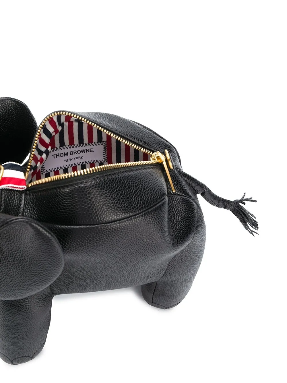 Thom Browne Elephant Chain Shoulder Bag in Black, view 5