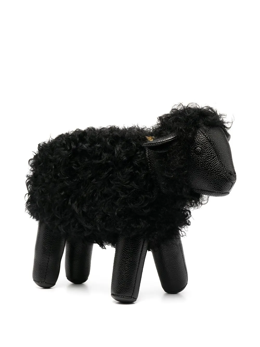  Thom Browne Small Sheep Shoulder Bag - Black 