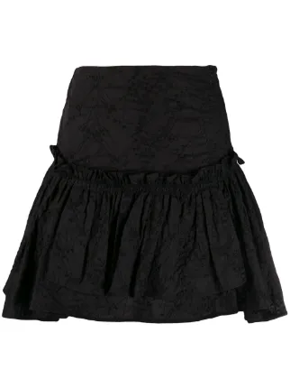 express ruffle mini skirt