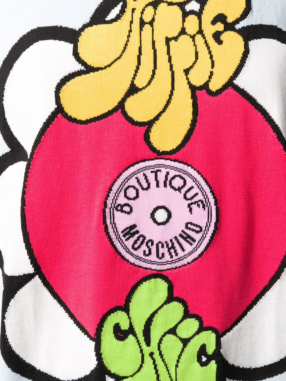 фото Boutique moschino футболка hippie chic