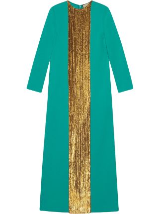 Gucci sequin-embellished Long Dress - Farfetch