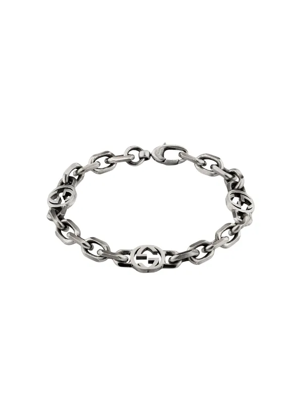 gucci silver chains for men