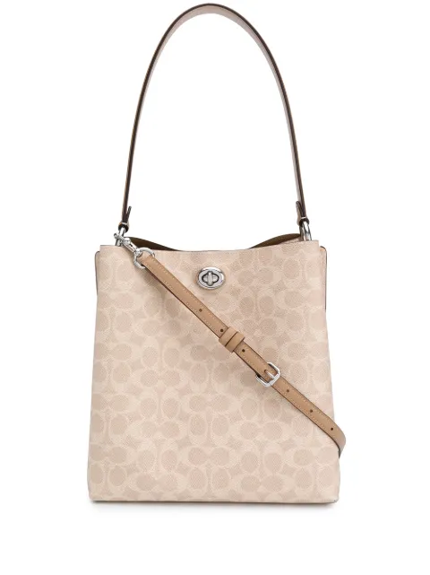 coach charlie bucket bolsa in signature canvas
