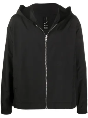 CHAMPION Zip Neck Pullover Windbreaker Jacket Removable Sleeves Gray Men/'s