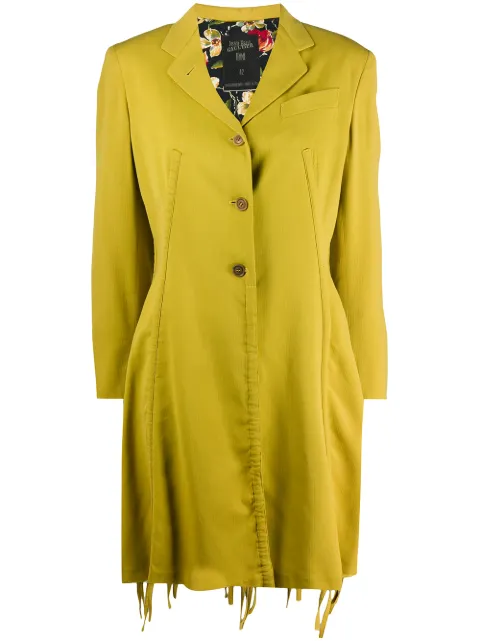 Jean Paul Gaultier Pre-Owned abrigo con botones 1991