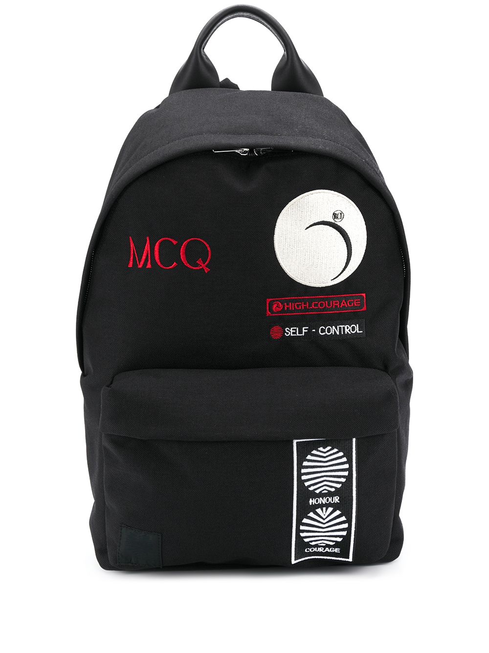 фото Mcq alexander mcqueen embroidered patch backpack