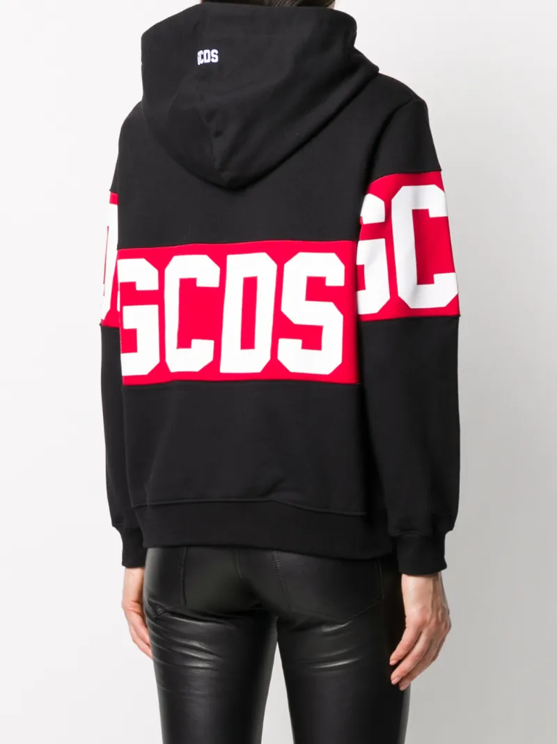 GCDS LOGO PRINT HOODIE