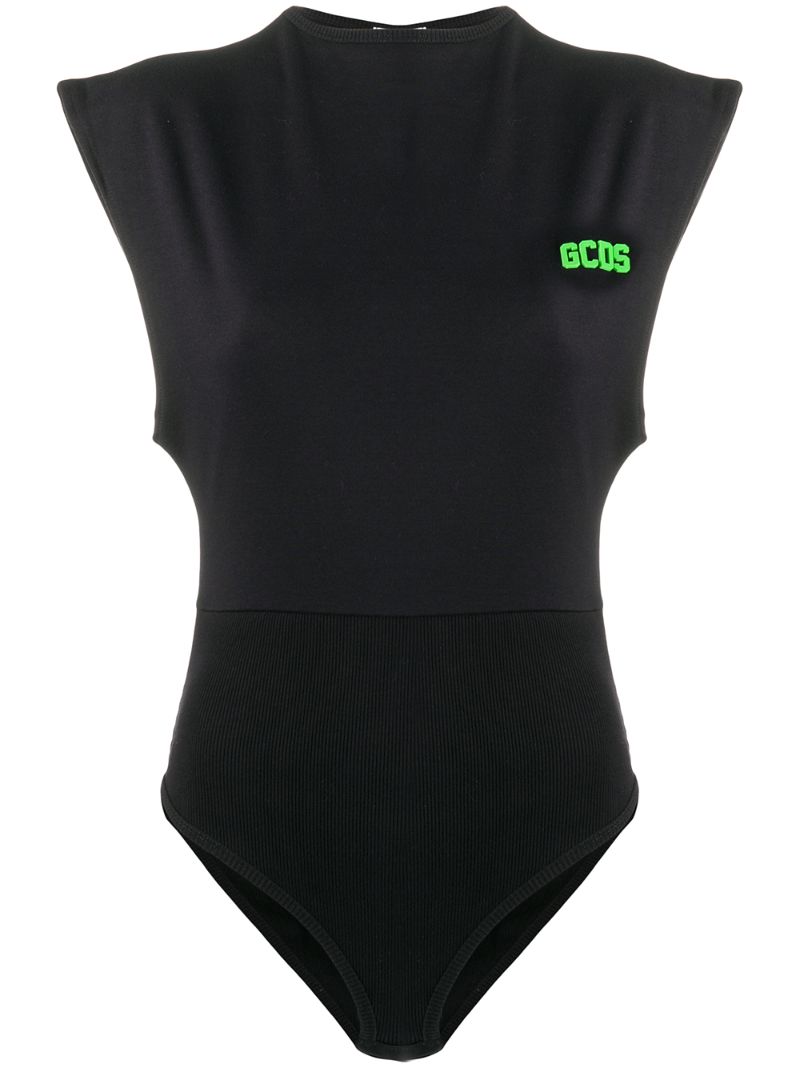 GCDS SHORT-SLEEVED LOGO BODYSUIT