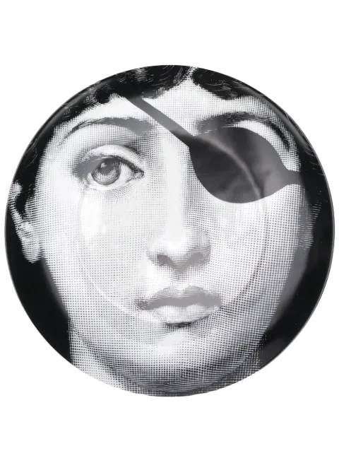 Fornasetti Lina Cavalieri-print wall plate