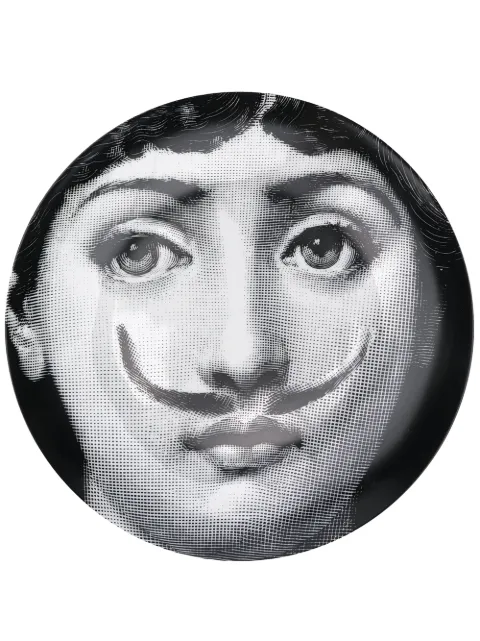 Fornasetti Lina Cavalieri-print wall plate