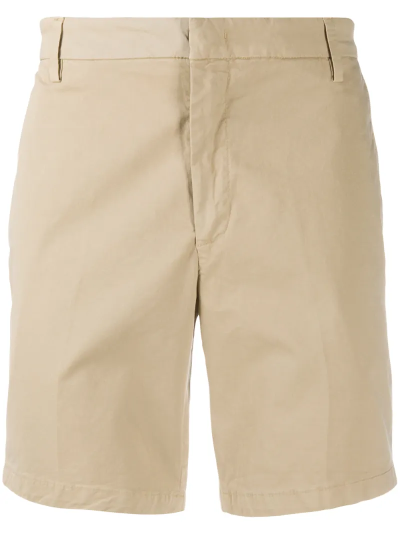 Dondup Manheim Chino Shorts In Neutrals