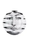 Fornasetti Lina Cavalieri-print wall plate - White
