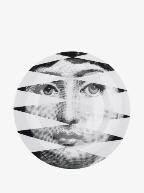 Fornasetti Prato com estampa Lina Cavalieri