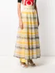 A.N.G.E.L.O. Vintage Cult 1970s panelled floral motif skirt