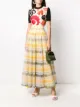 Image 2 of A.N.G.E.L.O. Vintage Cult 1970s panelled floral motif skirt