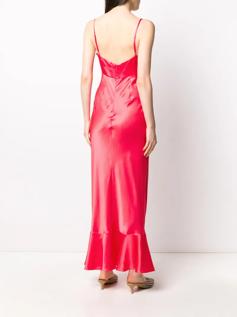 SALONI STRAPPY SLIP DRESS