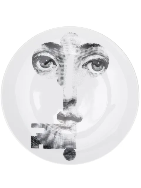 Fornasetti Lina Cavalieri-print wall plate