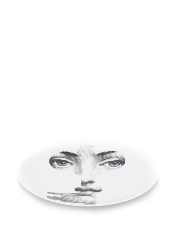 Fornasetti Lina Cavalieri-print Wall Plate | White | FARFETCH AO