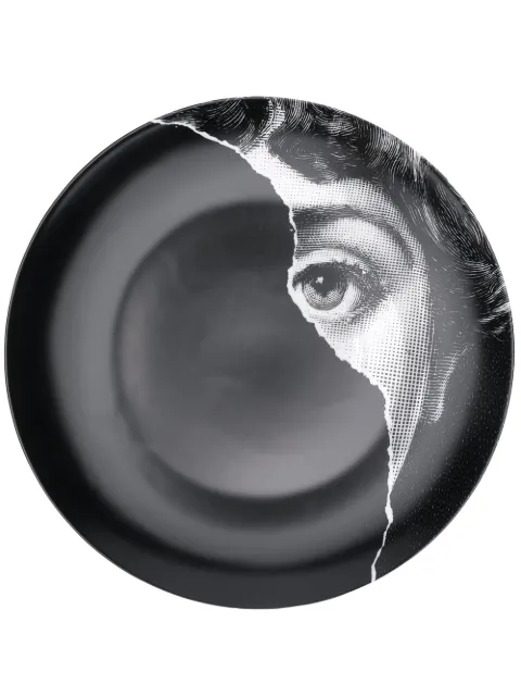 Fornasetti plato decorativo con estampado de Lina Cavalieri