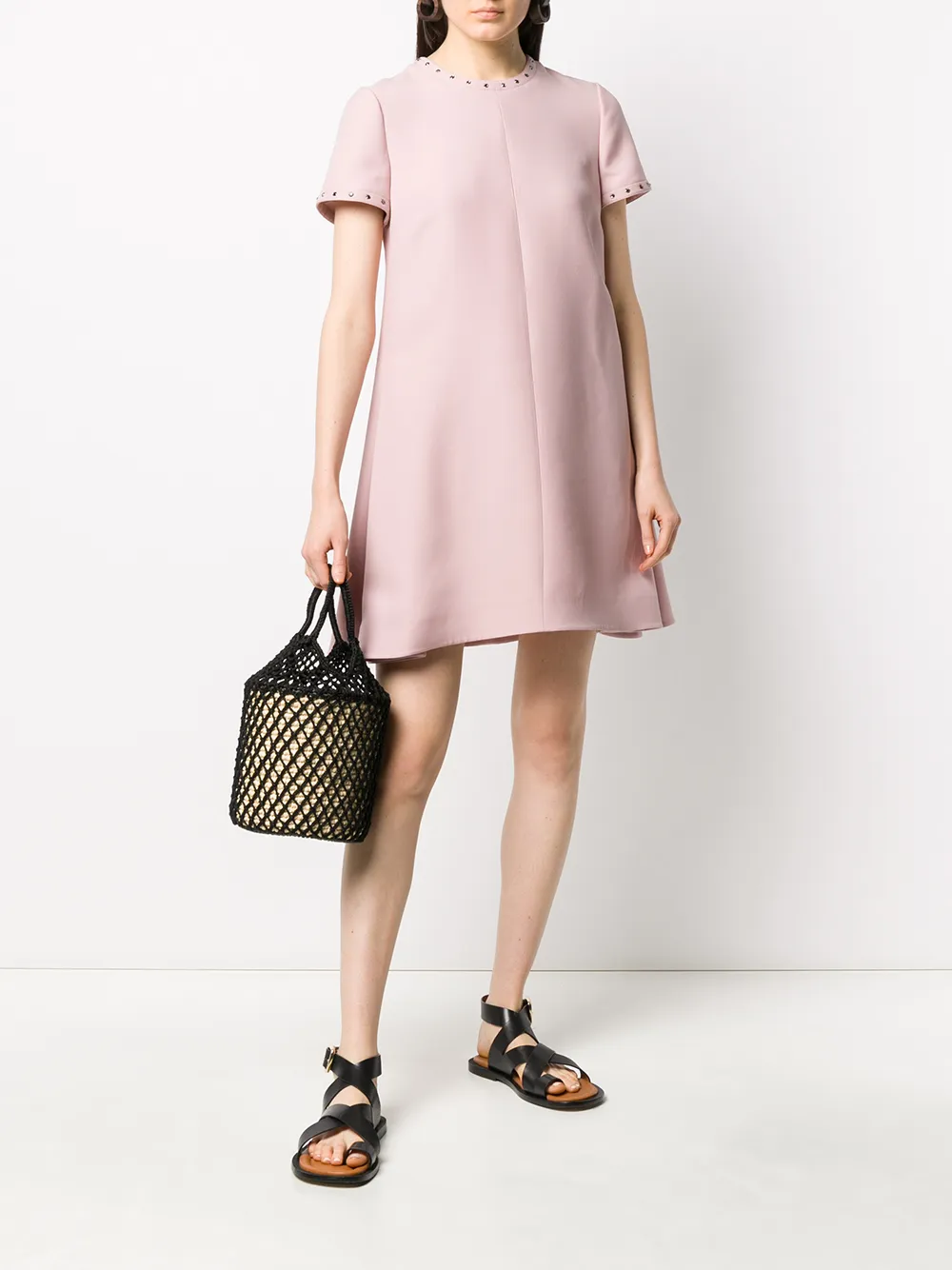 Valentino Garavani Flared jurk - Roze