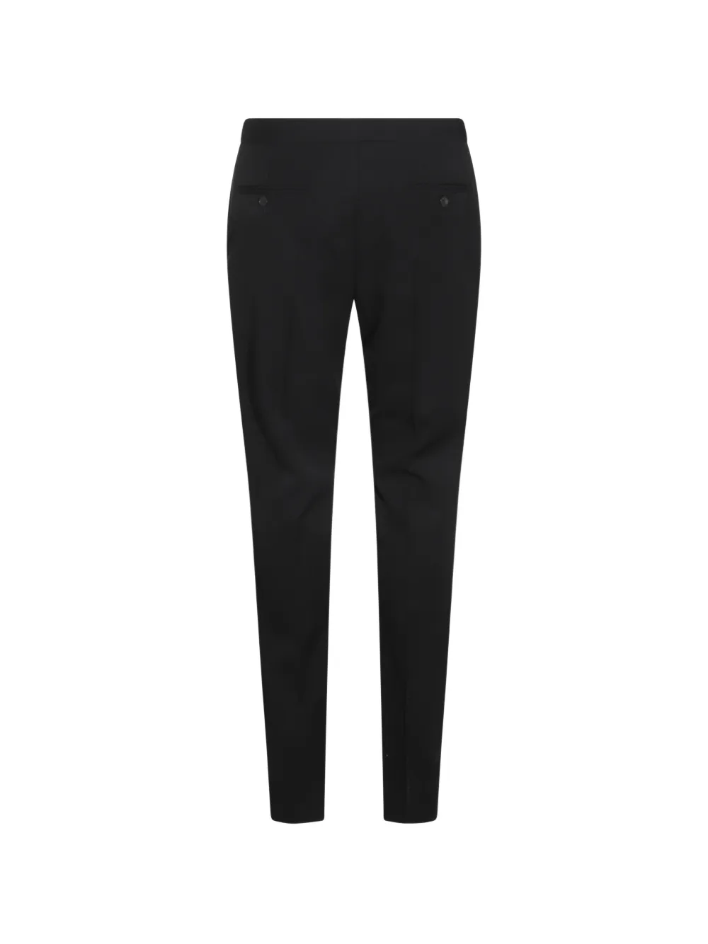 サンローランパリ　クラシックテーラードギャバジントラウザーパンツ 黒 42 Saint Laurent テーラードパンツ 通販 - FARFETCH