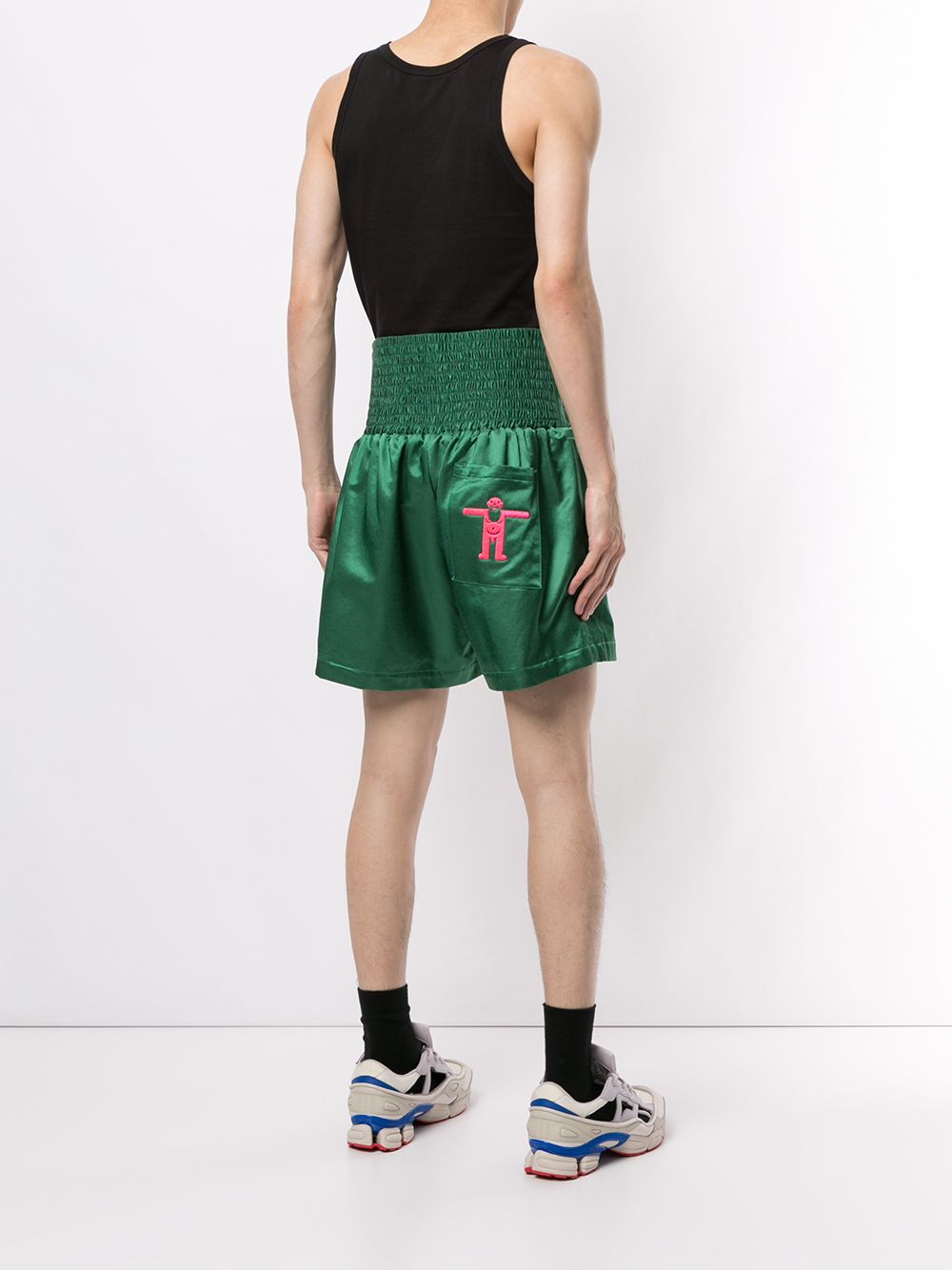 фото Walter van beirendonck pre-owned шорты w-boxer с завышенной талией