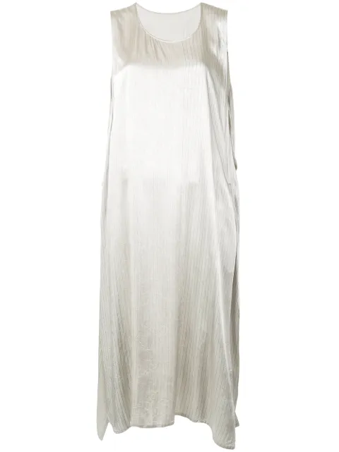 Y's oversized pinstripe shift dress