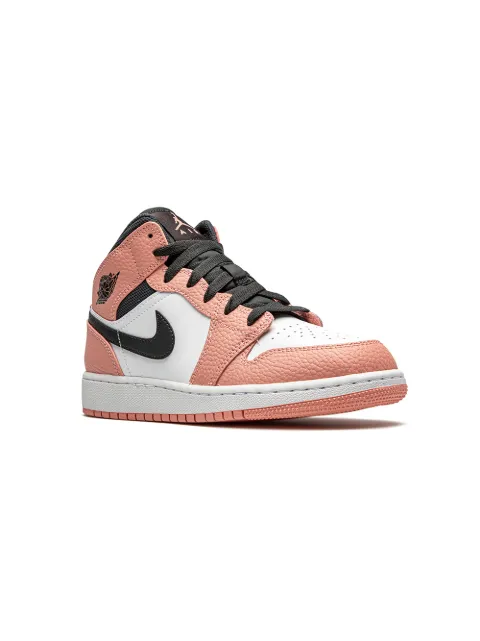 Jordan Kids Air Jordan 1 Mid "Pink Quartz" sneakers