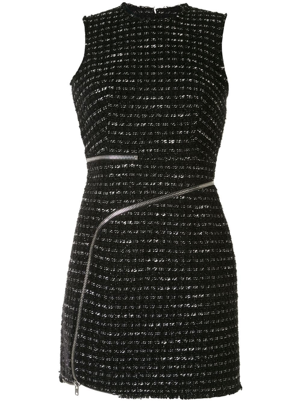 alexander wang black zipper dress