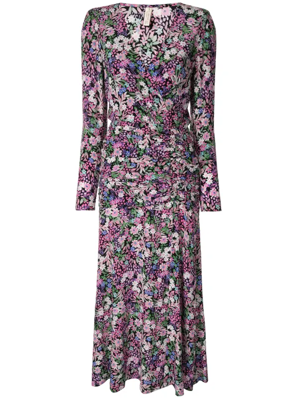 bec and bridge floral midi dress