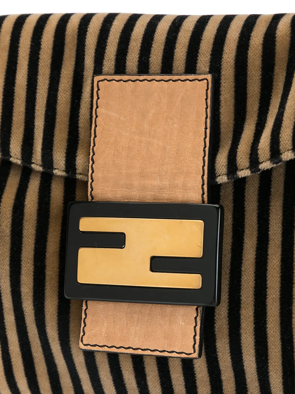 фото Fendi pre-owned сумка pequin с верхними ручками