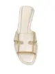 Rodo cut-out metallic sheen sandals