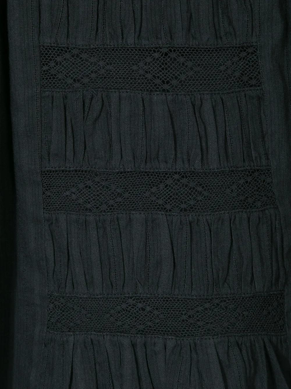 Bonpoint Blouse met kant Zwart