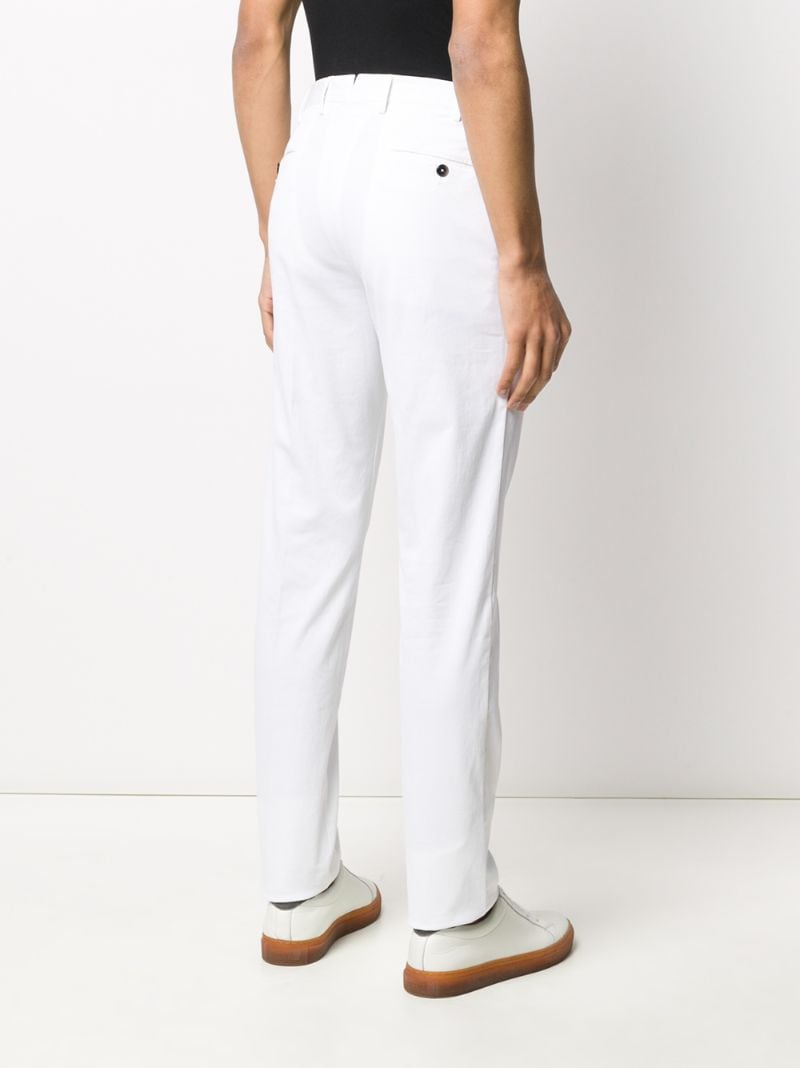 Shop Pt01 Mid-rise Slim Chinos In White