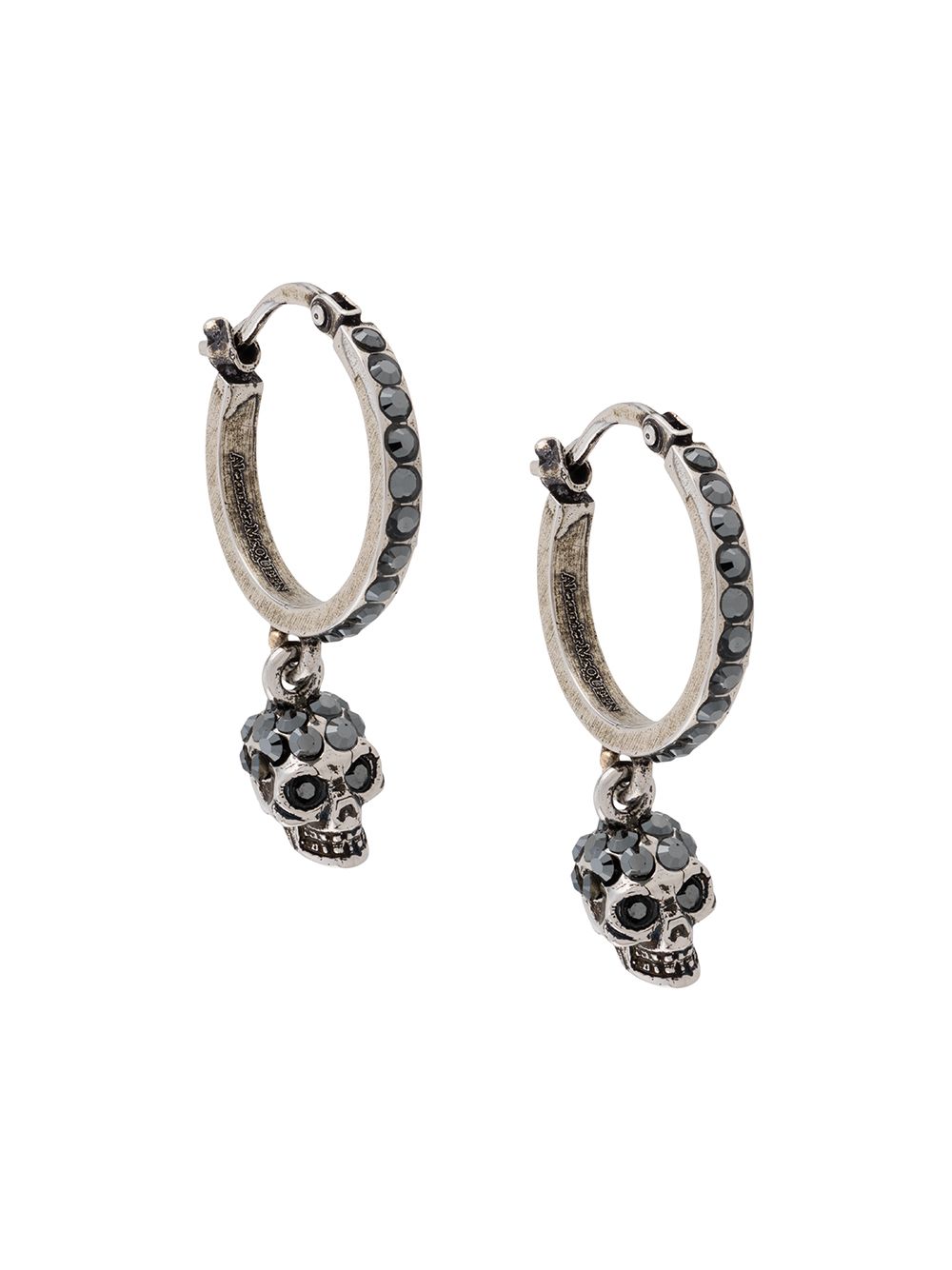 фото Alexander mcqueen серьга с подвеской skull