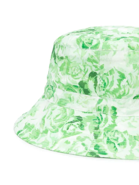 GANNI Floral Print Bucket Hat - Farfetch