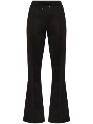 daily paper black tape logo track pants